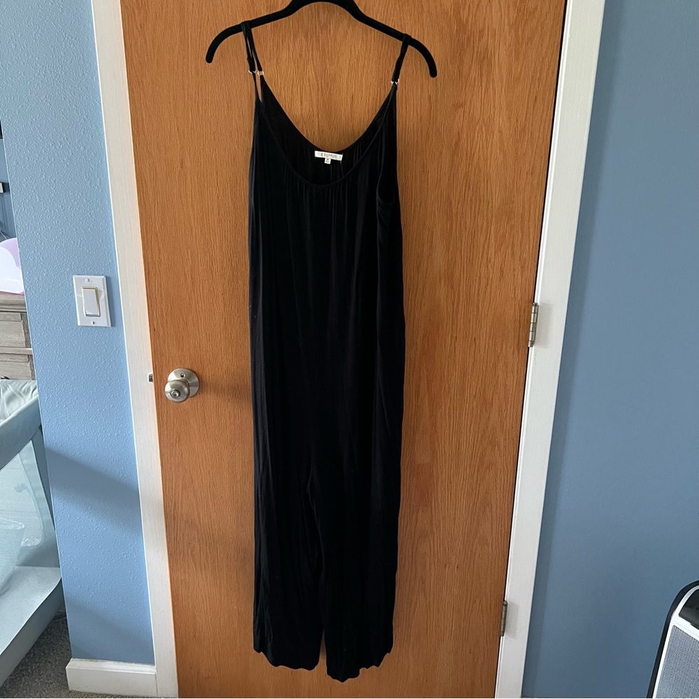 Black Sleeveless Jumpsuit